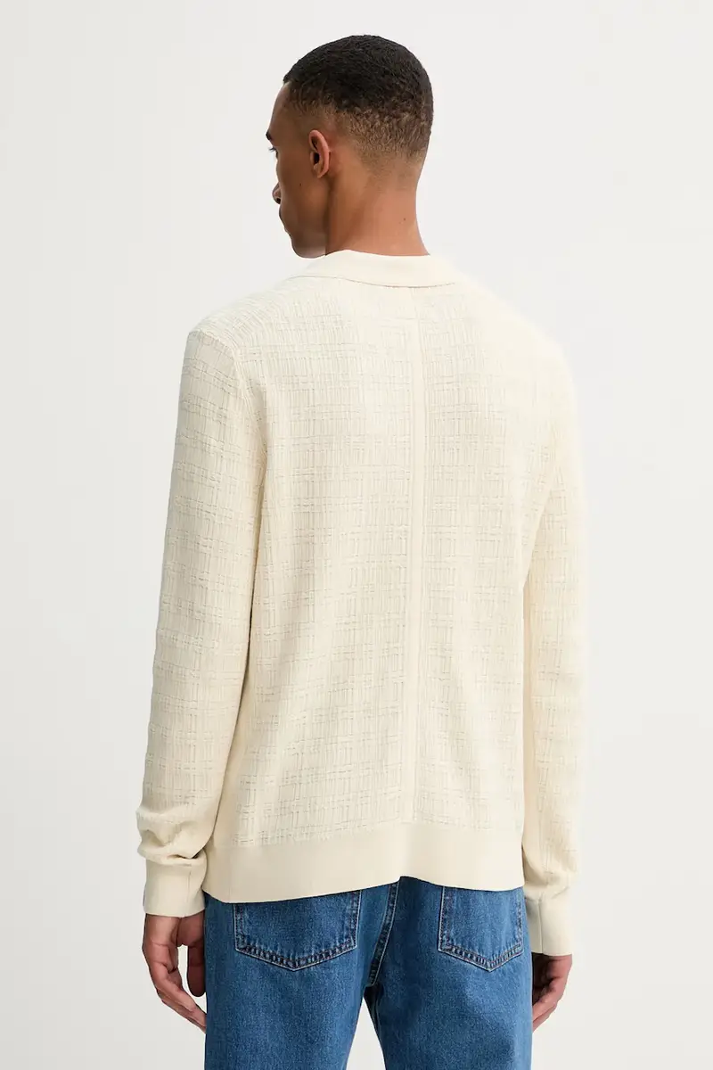 maglione in cotone uomo colore beige RH3625F6MCO miniatura 3