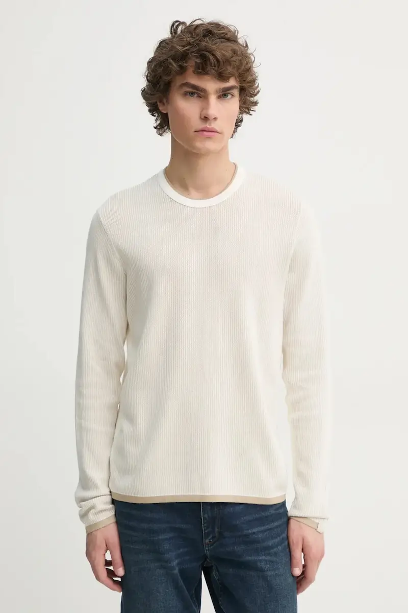 maglione uomo colore beige MBS23S011UC11