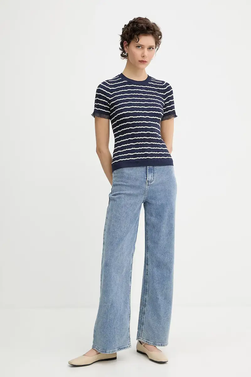 Rag & Bone T-shirt Donna Blu 3767586 miniatura 2