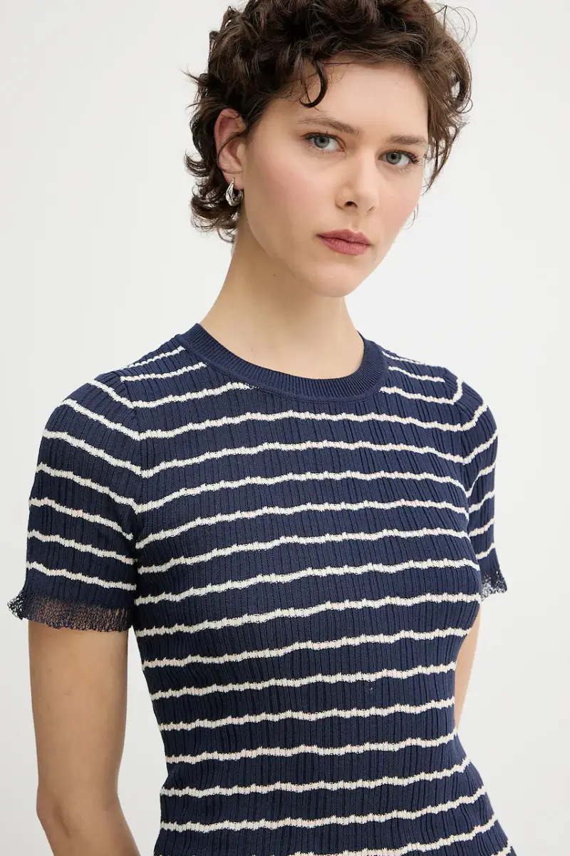 Rag & Bone T-shirt Donna Blu 3767586 miniatura 4