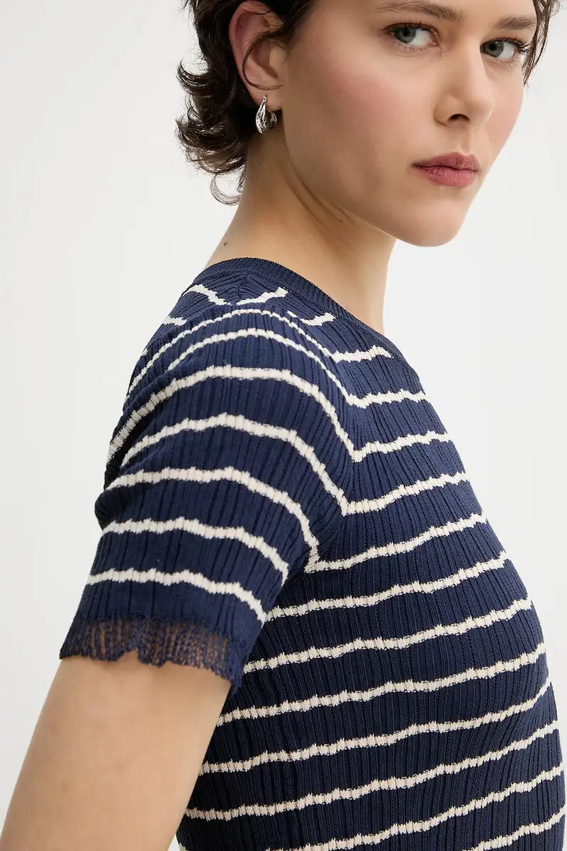 Rag & Bone T-shirt Donna Blu 3767586 miniatura 5