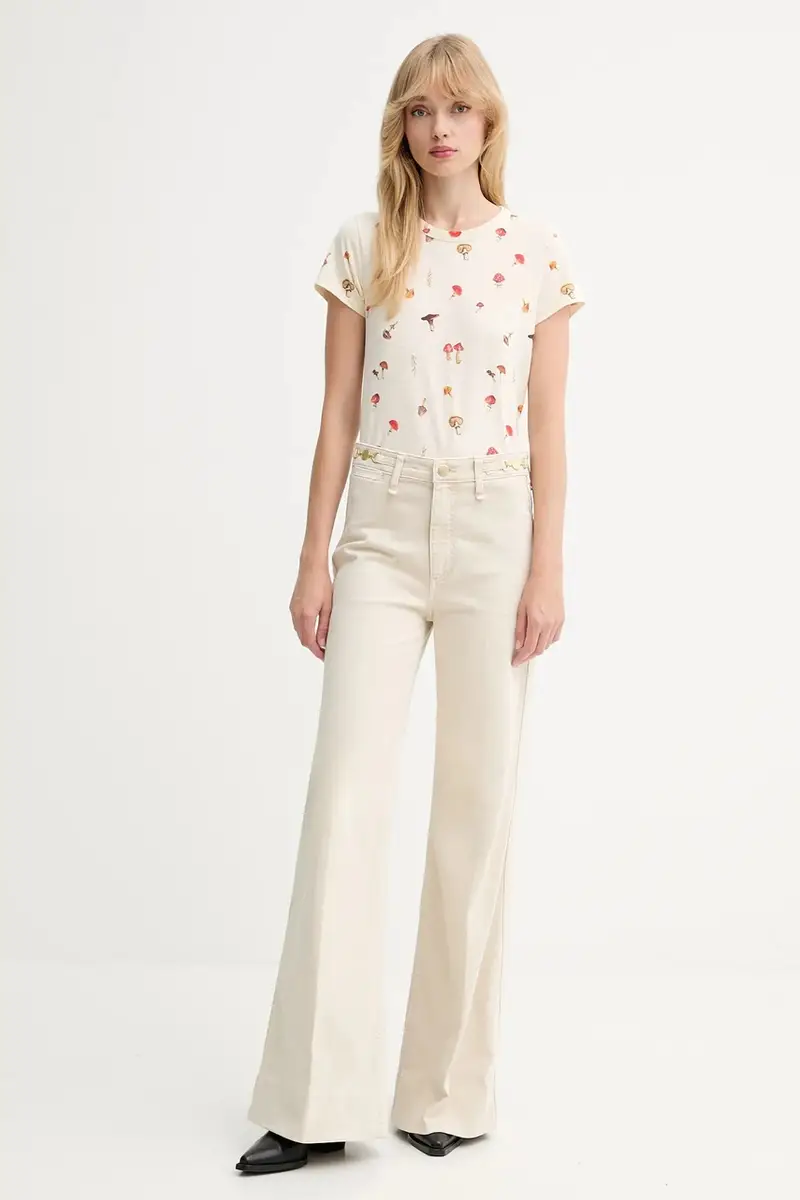 Rag & Bone T-shirt Donna Beige 3764946 miniatura 2