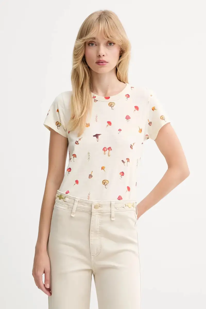 Rag & Bone T-shirt Donna Beige 3764946