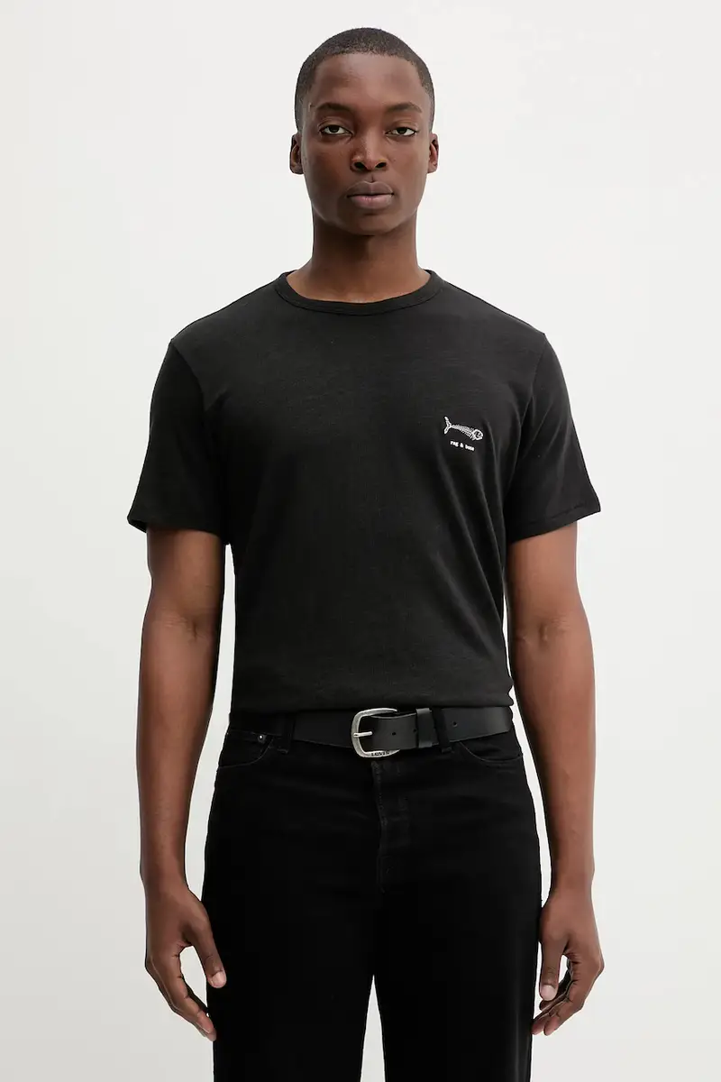 Rag & Bone T-shirt Uomo Nero 3775773