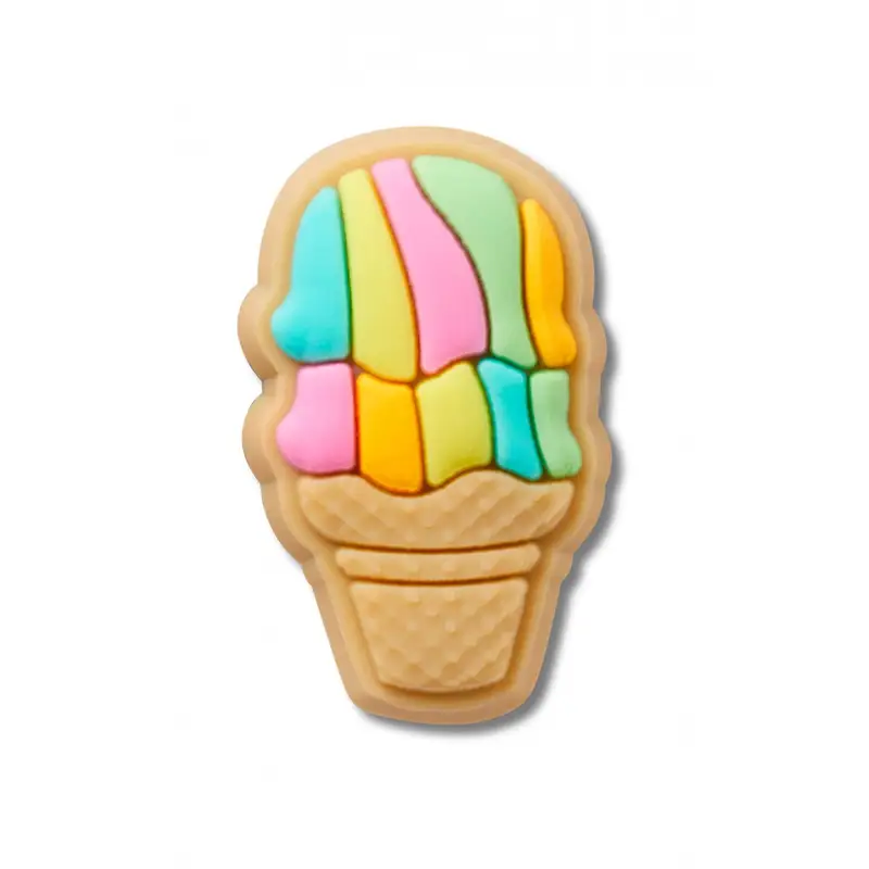 Rainbow ice cream cone