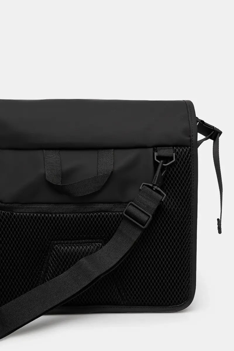 borsa Trail Rolltop Messenger Bag W3 Nero miniatura 3