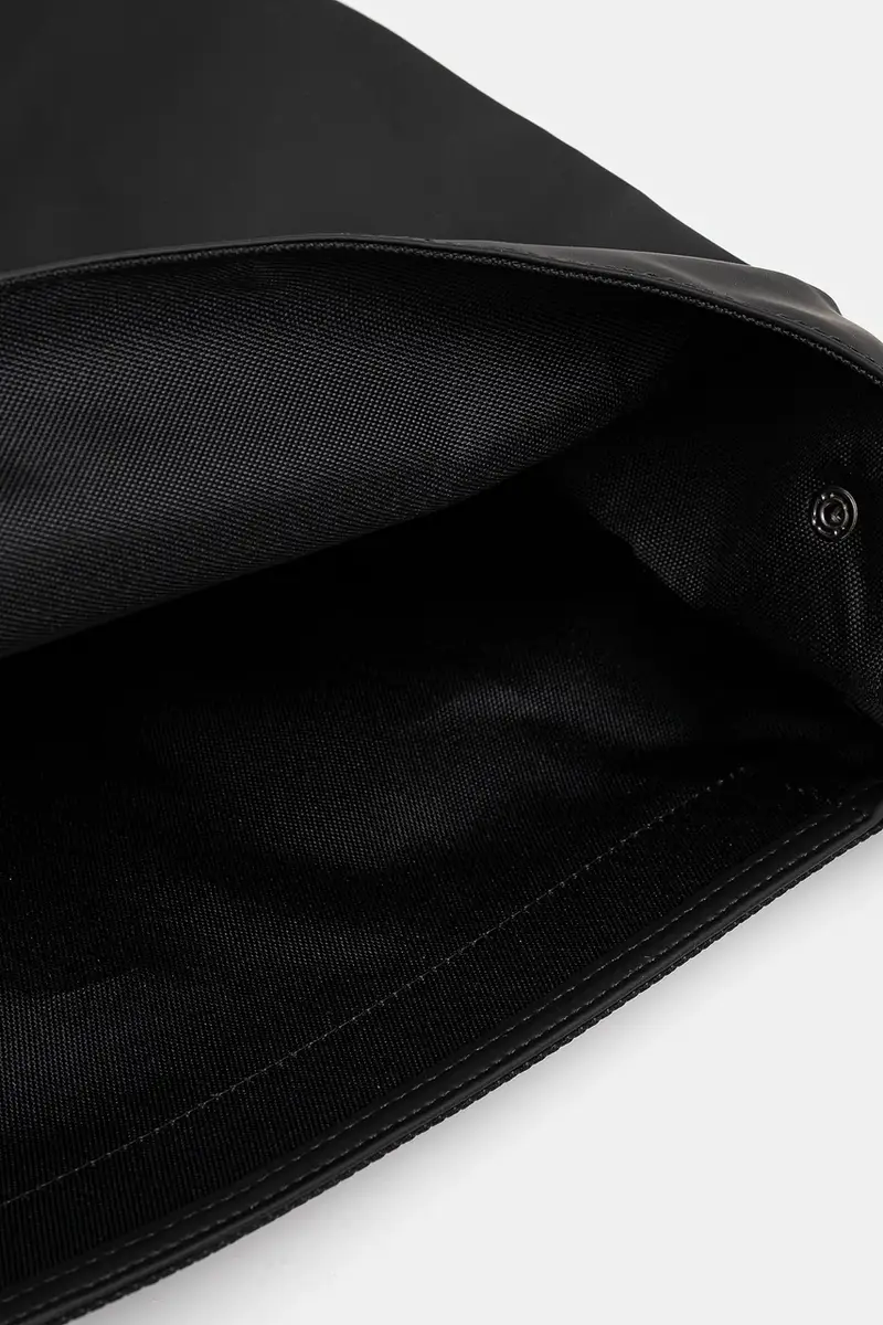 borsa Trail Rolltop Messenger Bag W3 Nero miniatura 5