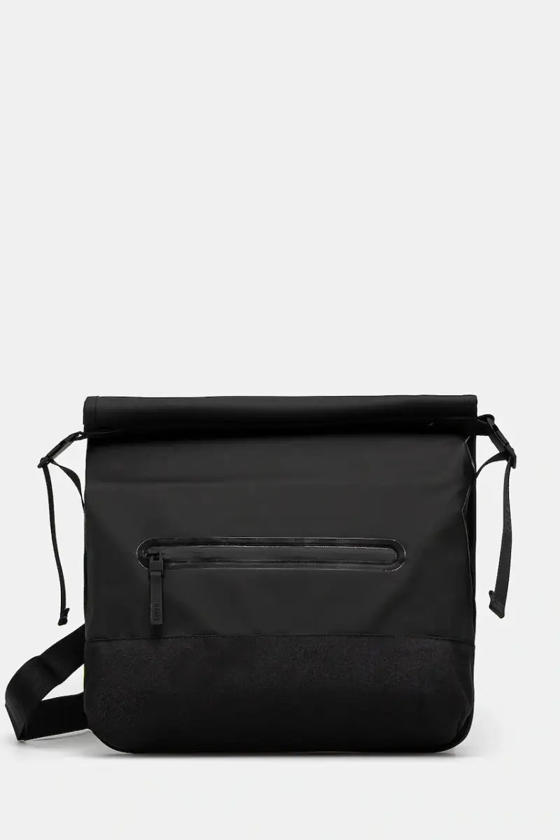 borsa Trail Rolltop Messenger Bag W3 Nero