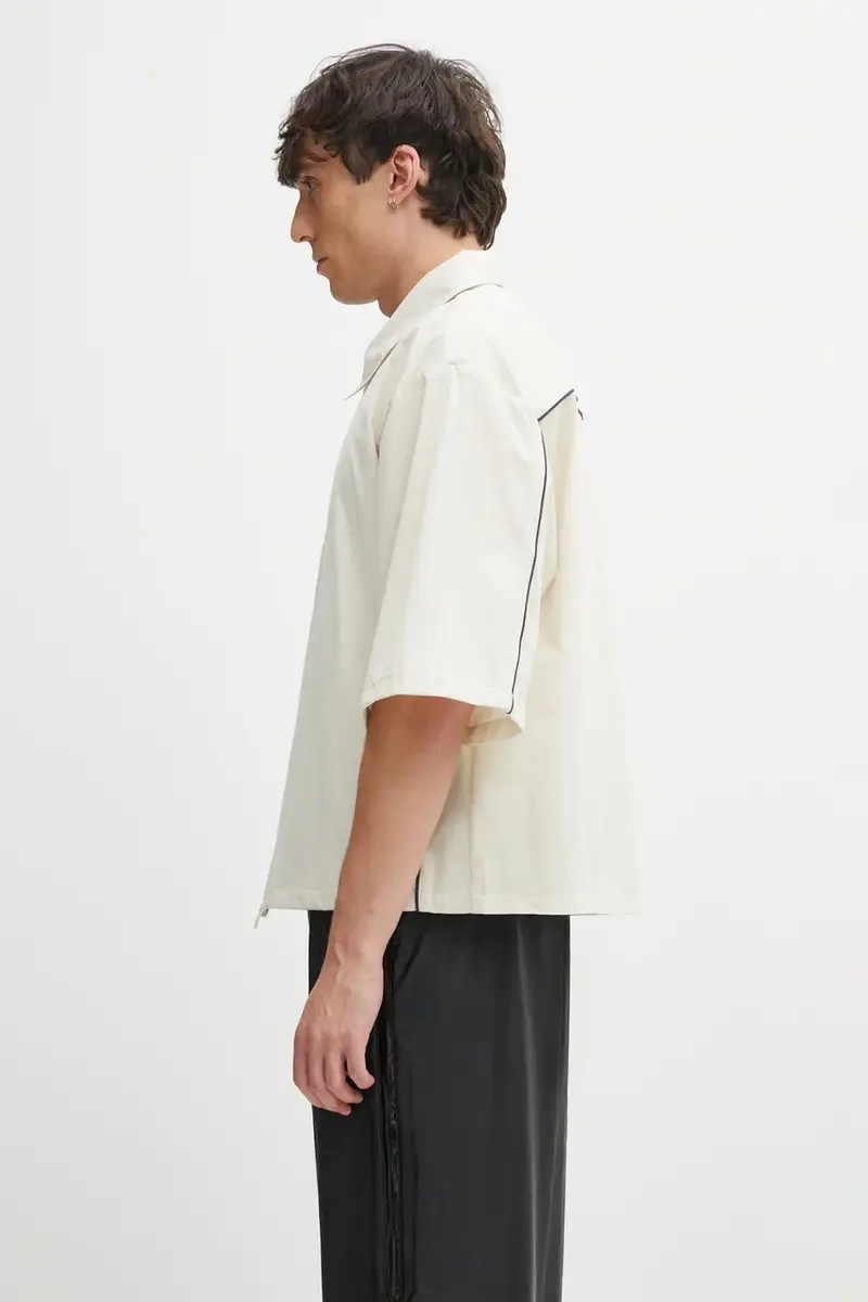 camicia Rains x Umbro colore beige 20910.140 miniatura 2