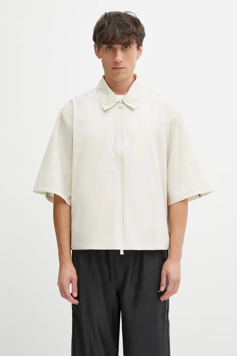 camicia Rains x Umbro colore beige 20910.140