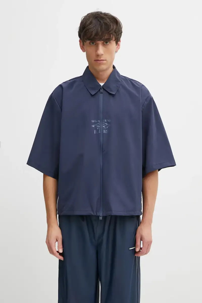 camicia Rains x Umbro colore blu 20910.142