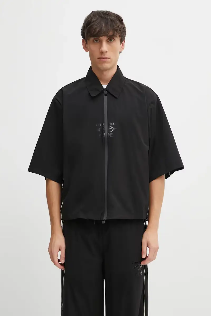 camicia Rains x Umbro colore nero 20910.01