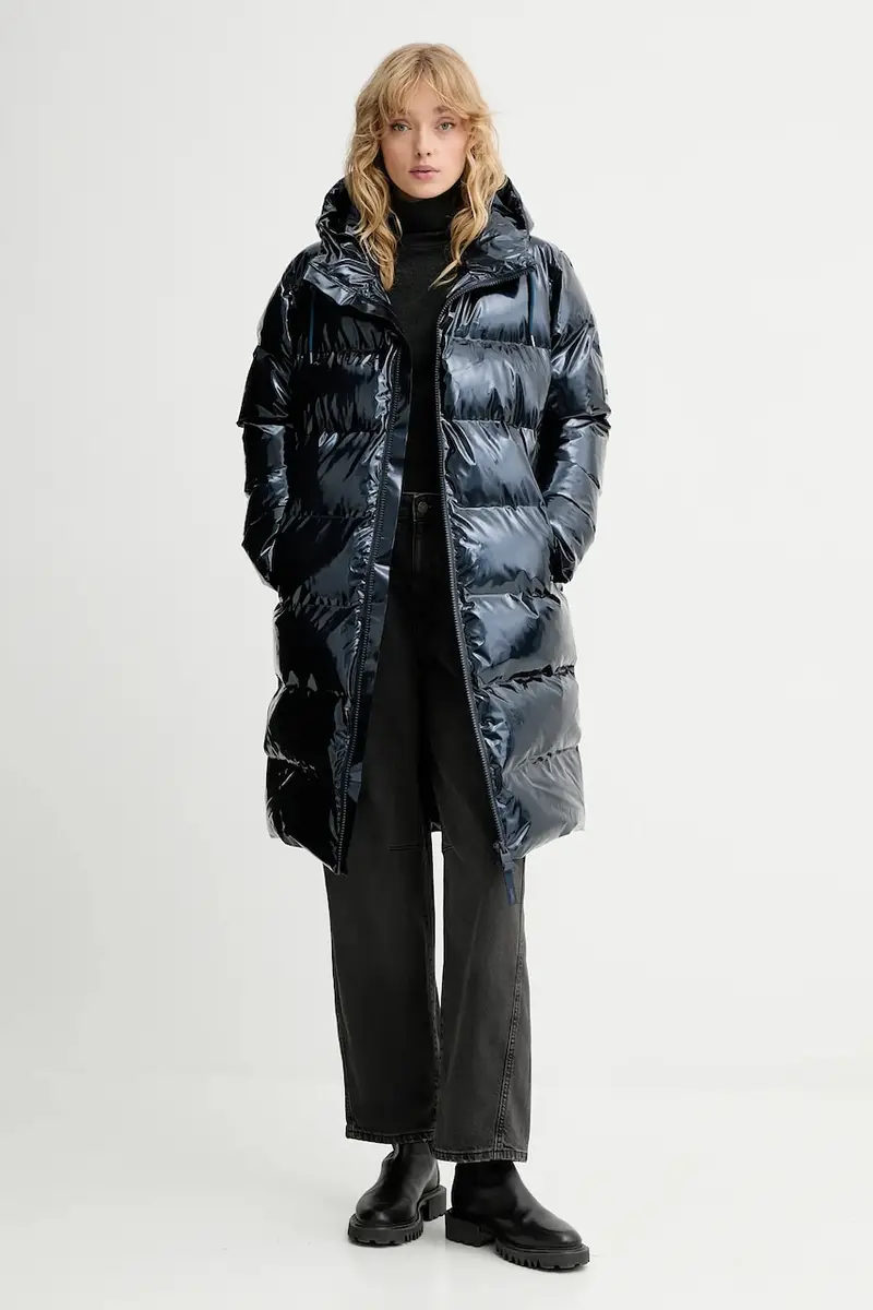 giacca 15130 Alta Longer Puffer Jacket colore blu navy 15130 miniatura 2