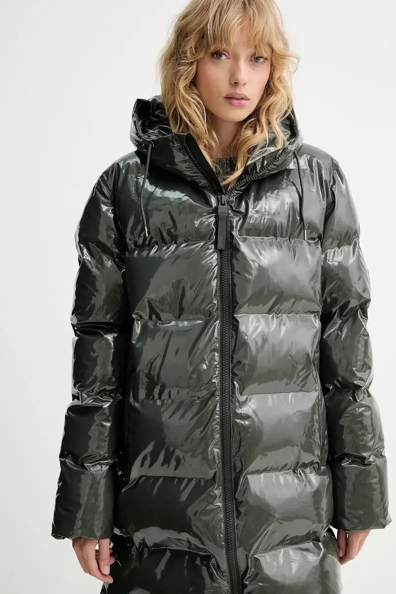 giacca 15130 Alta Longer Puffer Jacket colore verde 15130 miniatura 5