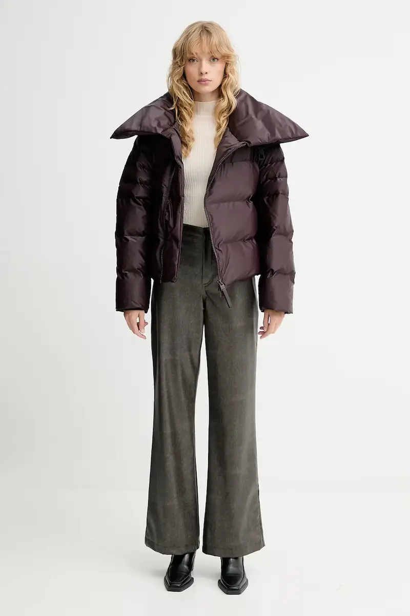 giacca 17230 Alta Vision Short Puffer Jacket colore marrone 17230 miniatura 2