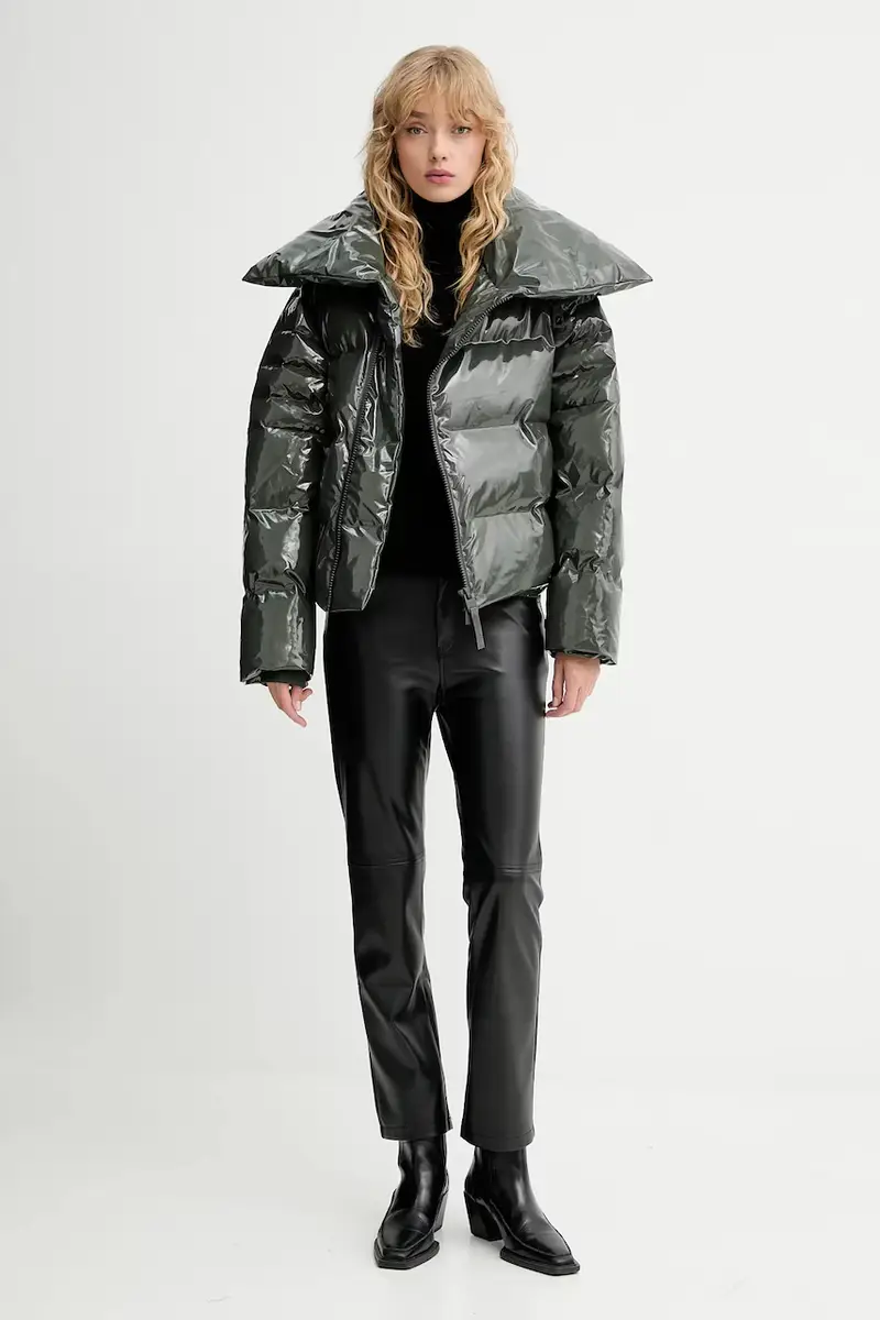 giacca 17230 Alta Vision Short Puffer Jacket colore verde 17230 miniatura 2