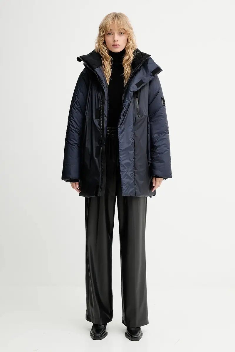 giacca 17240 Torna Insulated Long Jacket colore blu navy 17240 miniatura 2