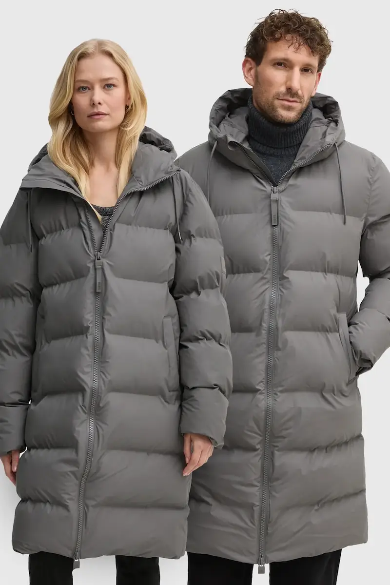 giacca Alta Longer Puffer Jacket W3T4 colore grigio 15130-13