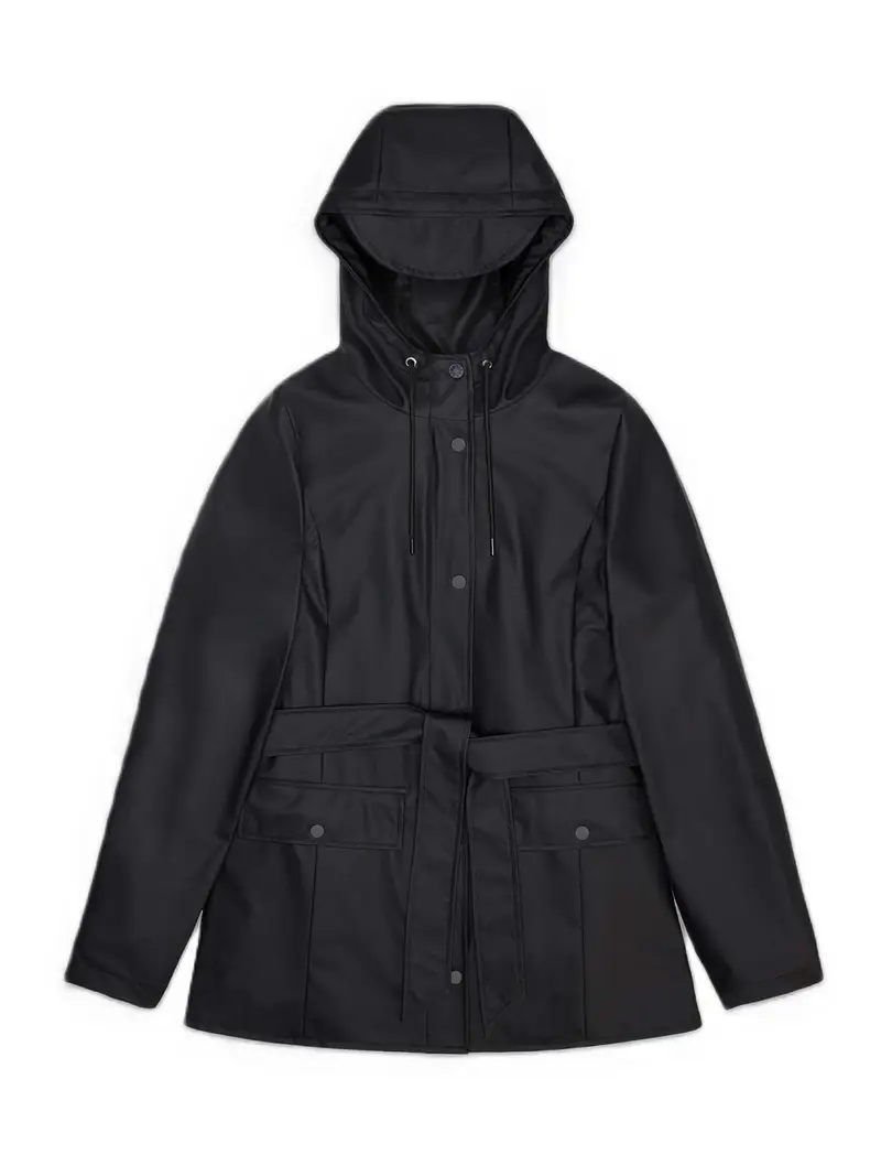 Giacca curva W corta Nero