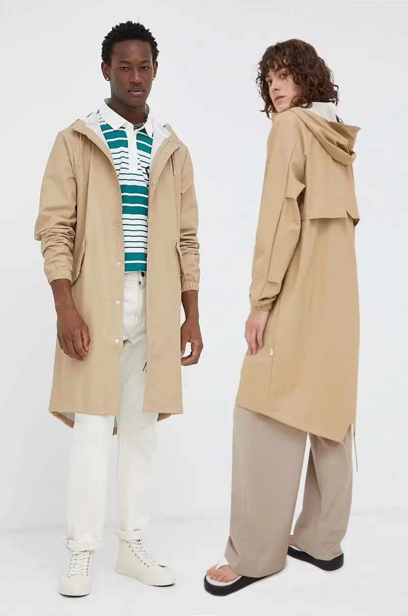 Rains Parka Beige 3972860