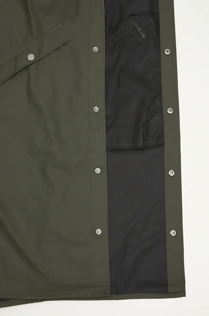 giacca impermeabile Longer Jacket Verde miniatura 5