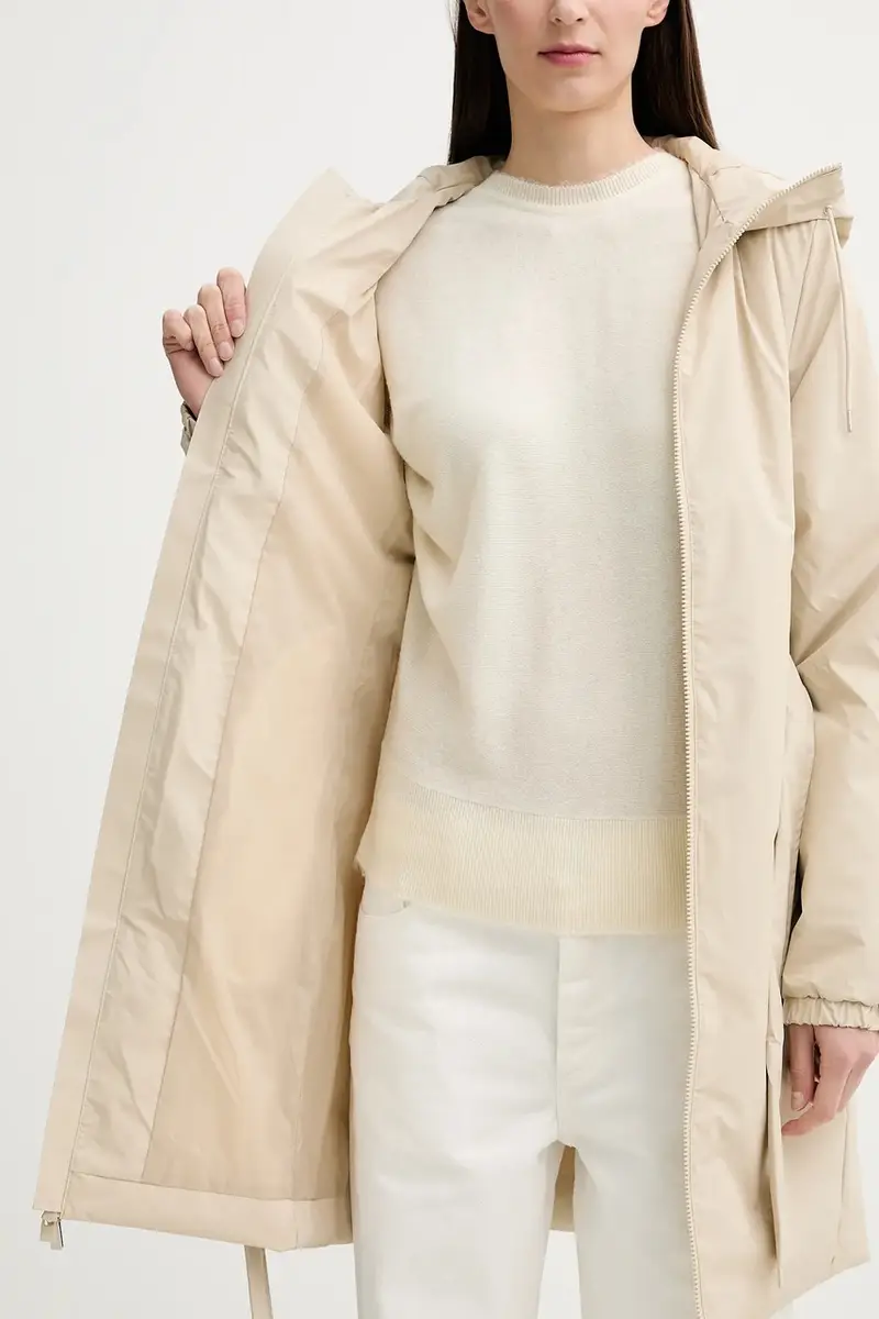 giacca Lohja Long Insulated Curve Jacket W3T2 donna colore beige 15880 miniatura 5