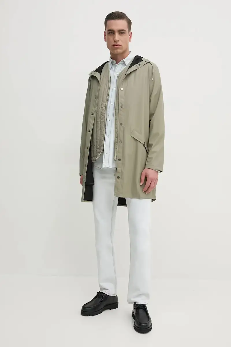 giacca Long Jacket W3 colore verde 12020 miniatura 2
