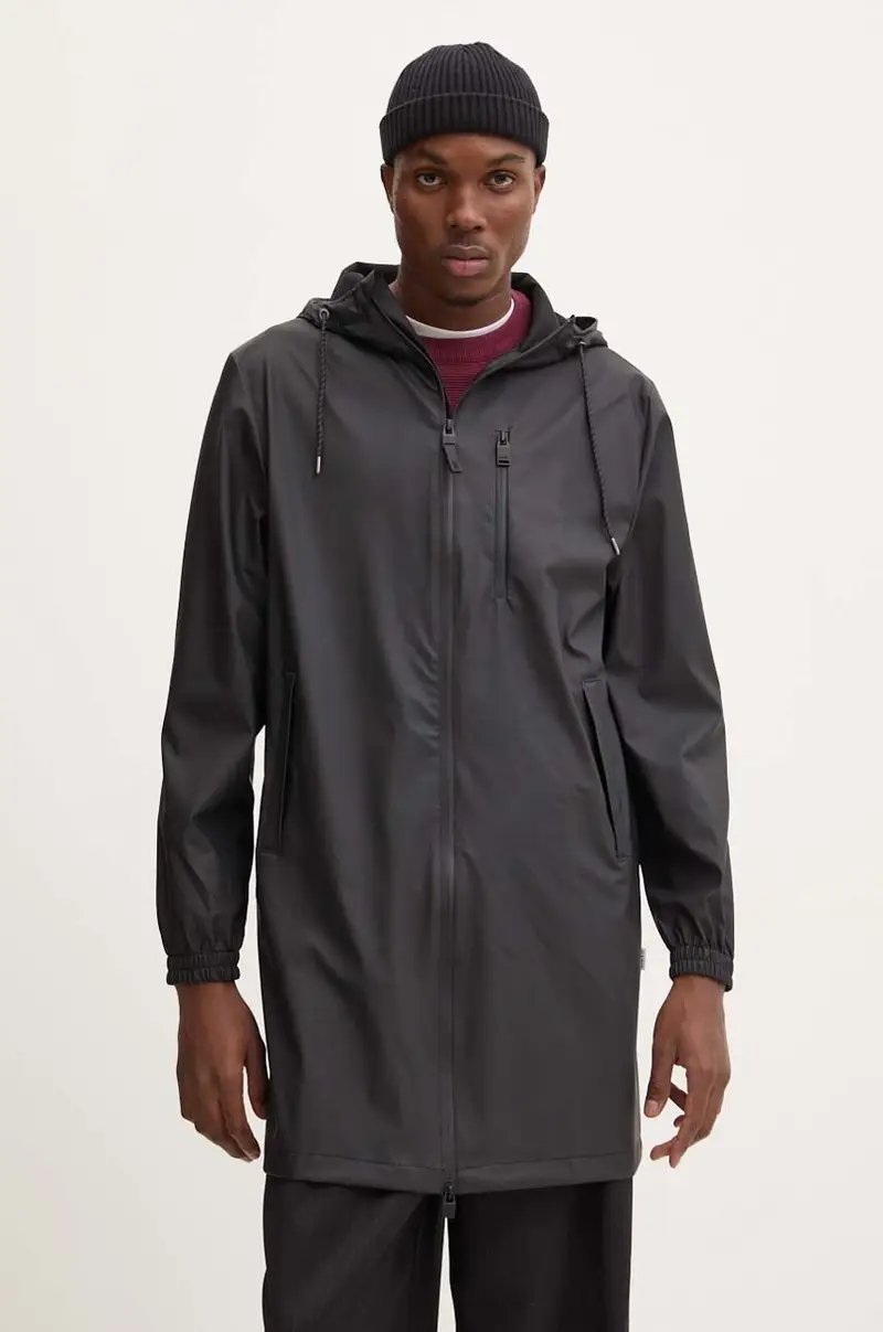 giacca Long Storm Breaker W3 Nero miniatura 2