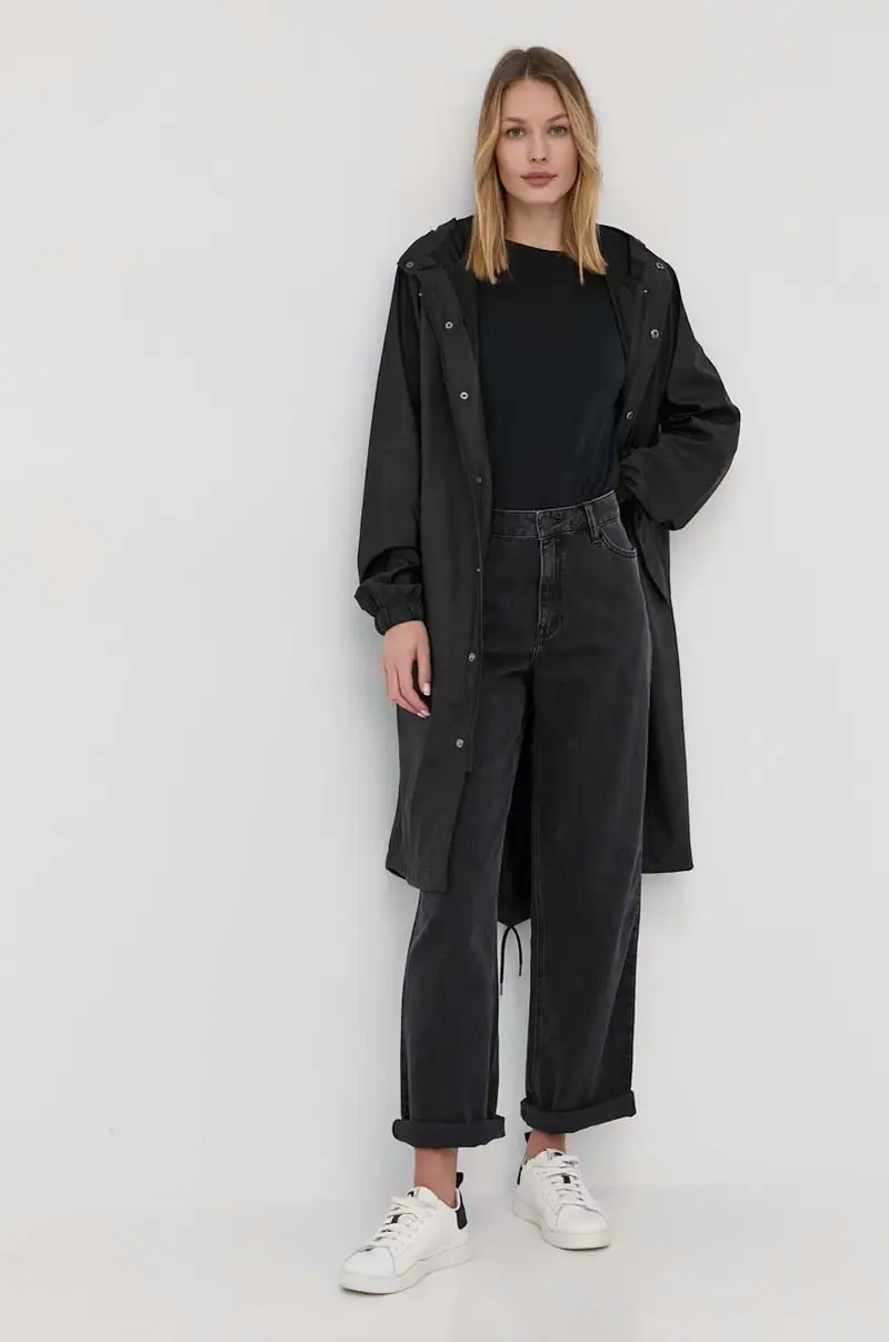 Rains Parka Nero 2984727 miniatura 3