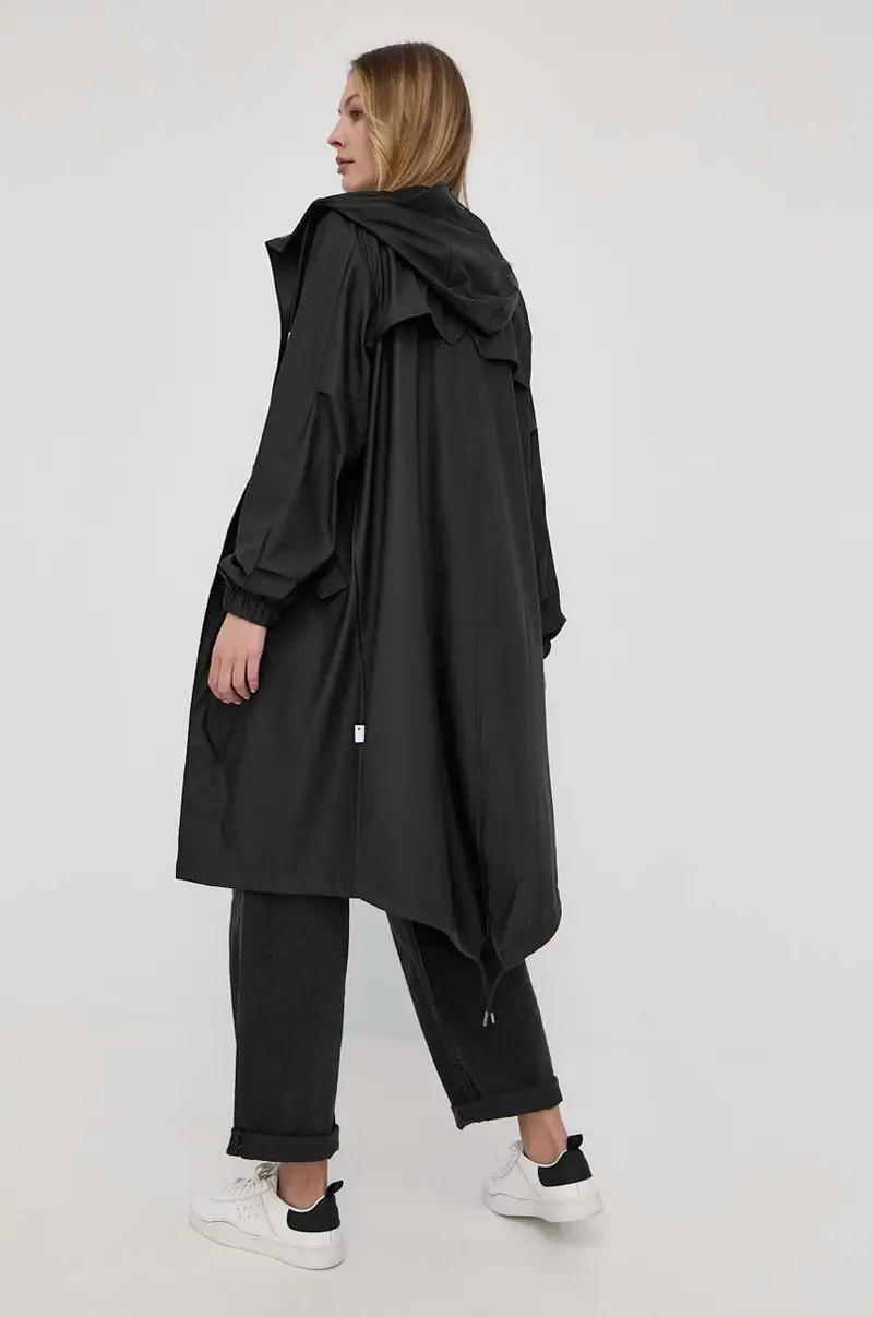Rains Parka Nero 2984727 miniatura 5