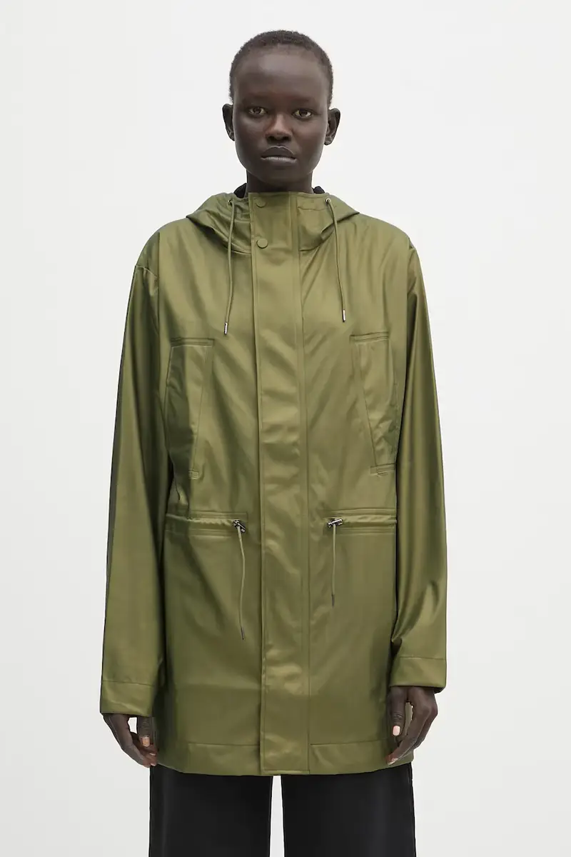 Rains Parka Verde 3973336