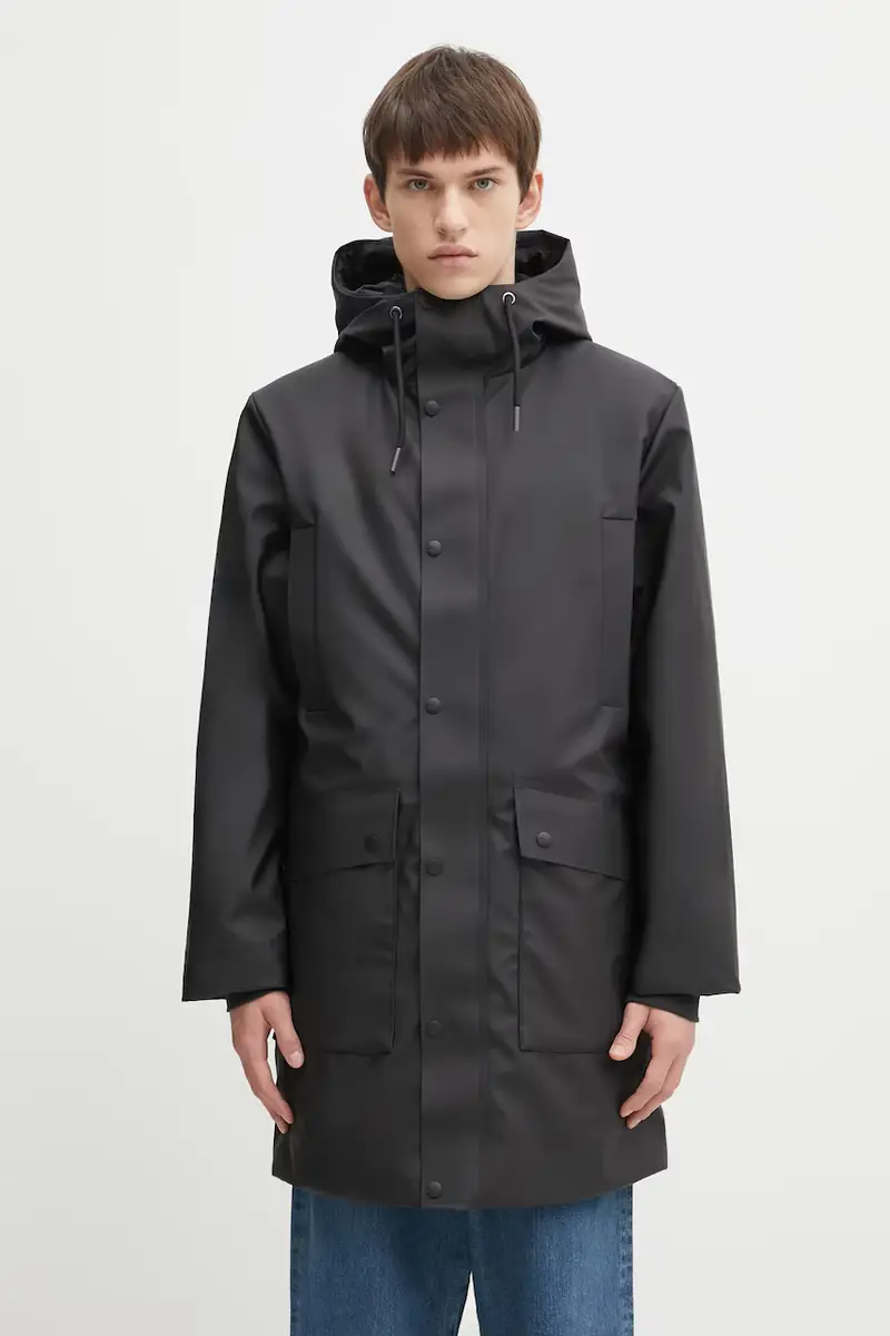 giacca parka Nome Long Parka W3T3 colore nero 21460.01