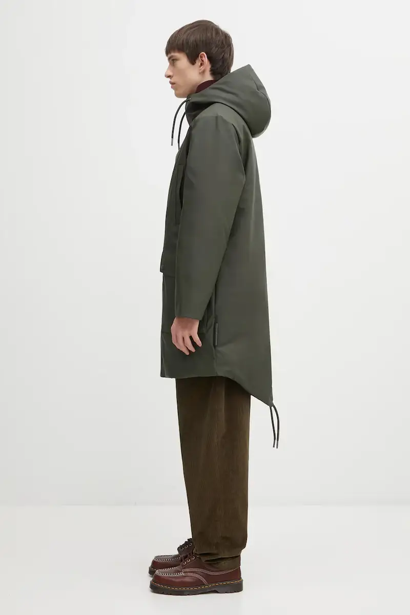 giacca parka Nome Long Parka W3T3 colore verde 21460.03 miniatura 3