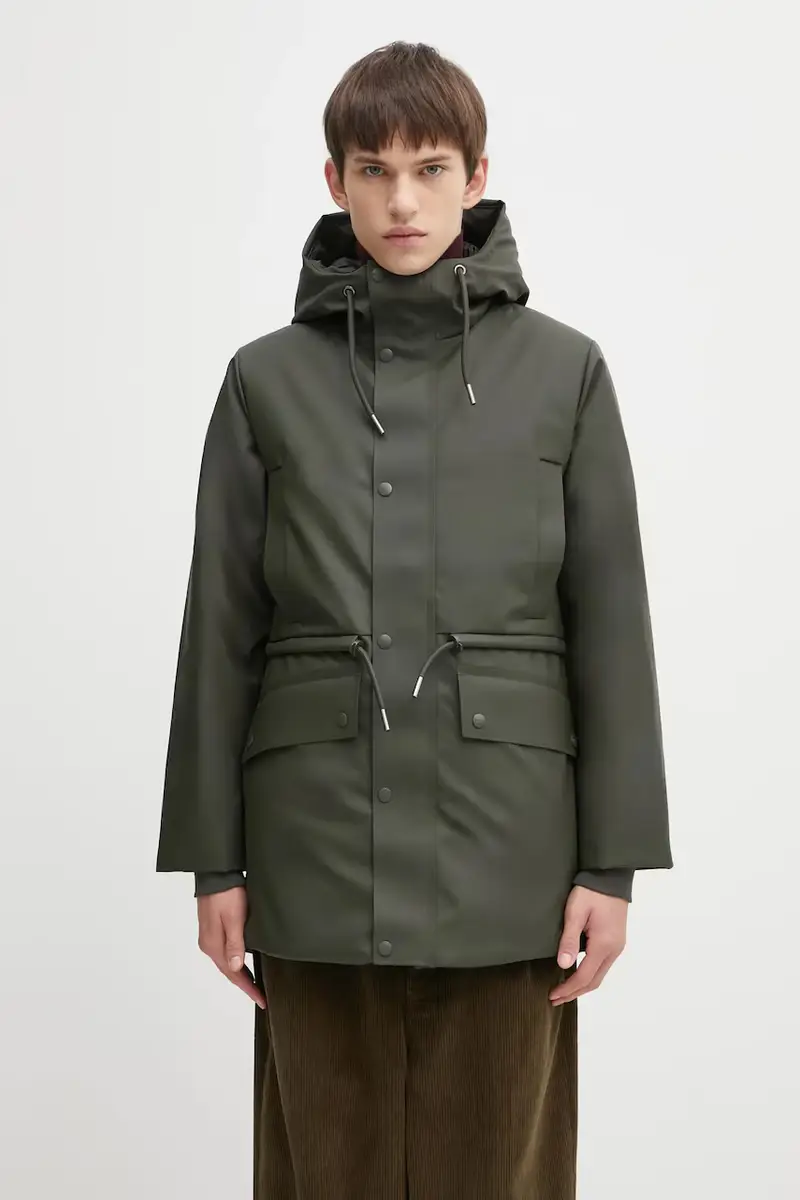 giacca parka Nome String W Parka W3T3 colore verde 21500.03