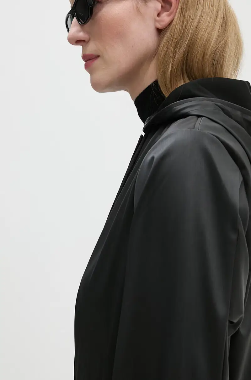 Rains Parka Donna Nero 3626050 miniatura 4