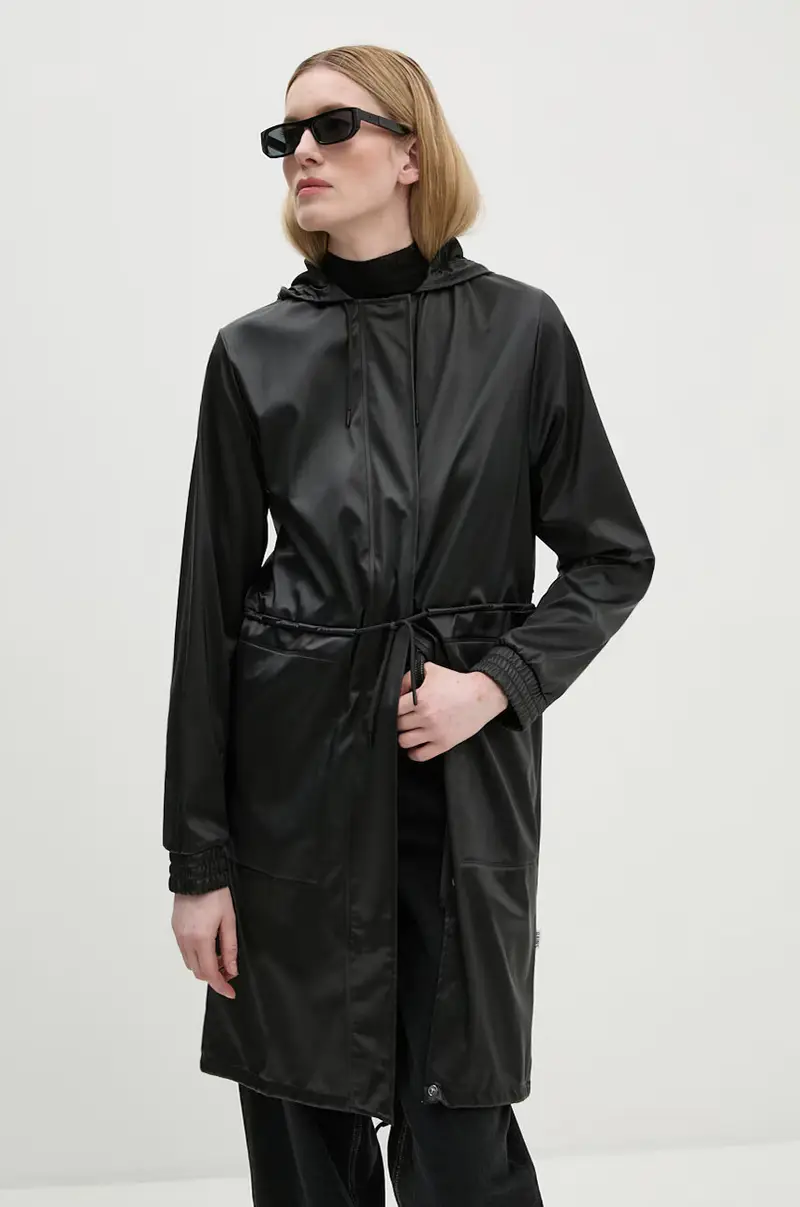 Rains Parka Donna Nero 3626050