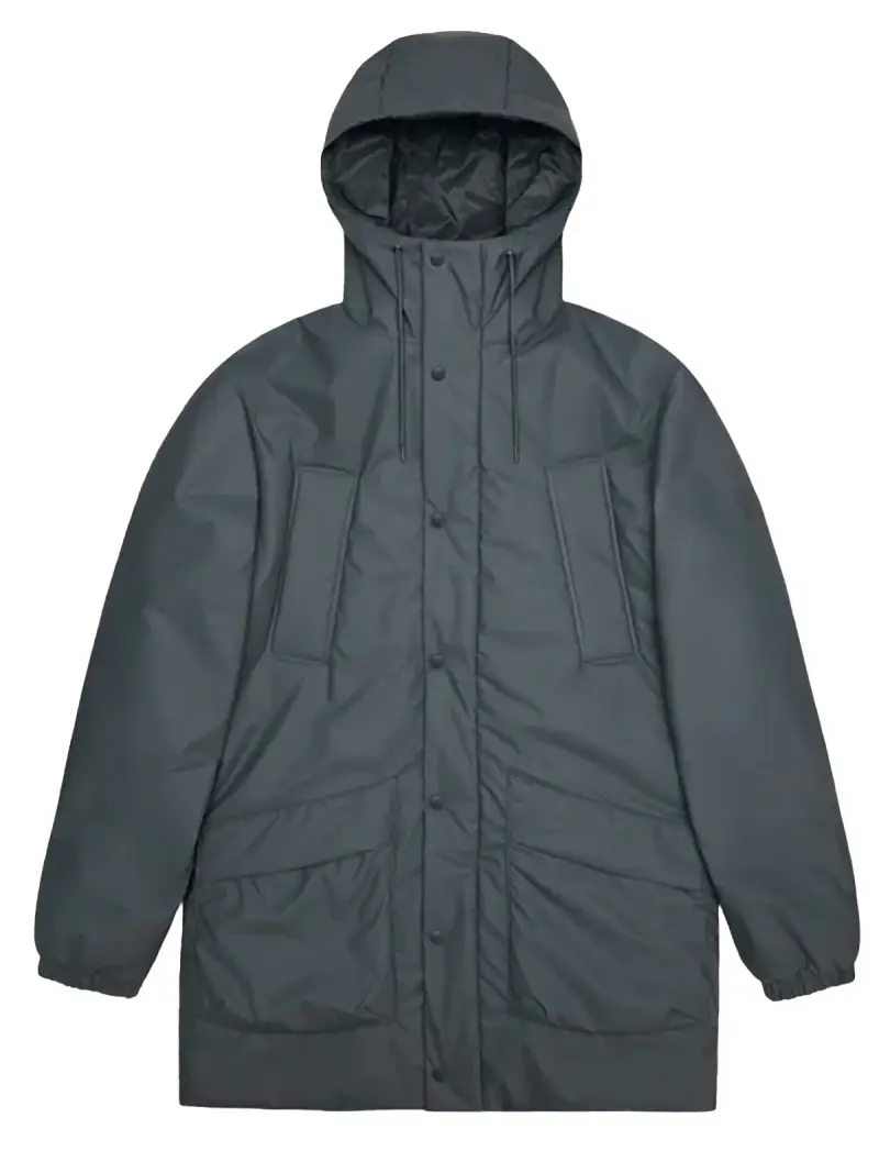 Rains Giacca Lohja Long Insulated Cargo Grigia