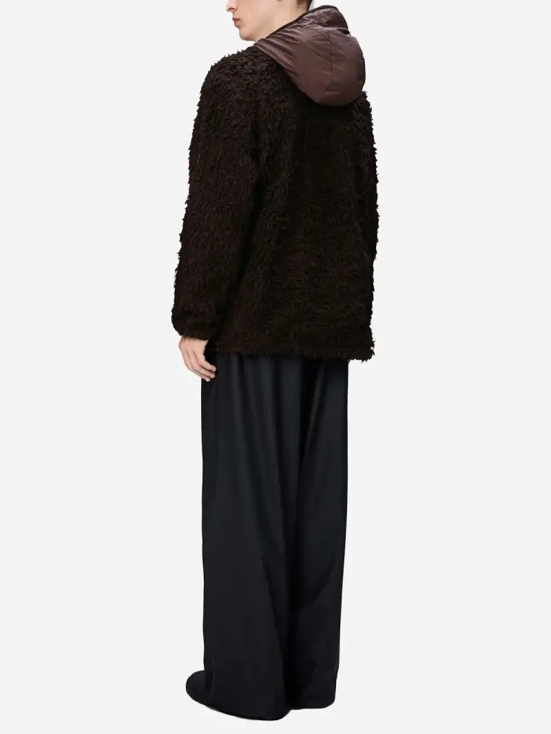 Rains Giacca Fleece Donna Marrone miniatura 3