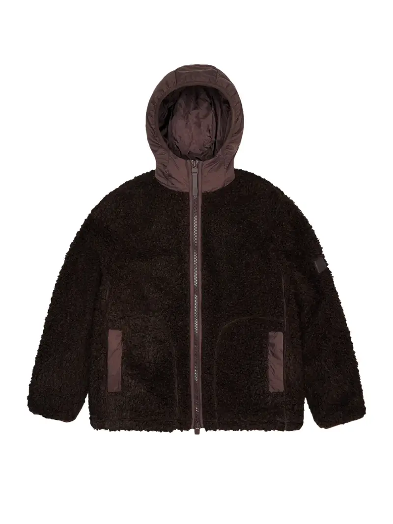Rains Giacca Fleece Donna Marrone