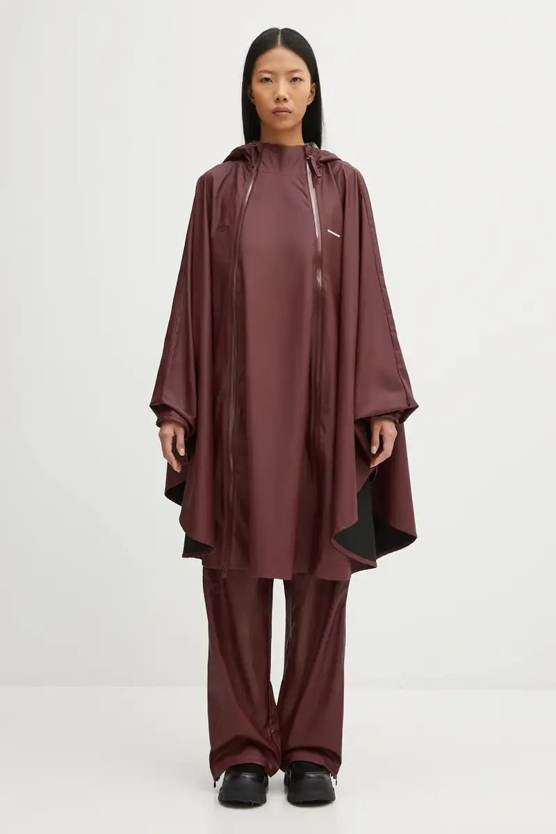 mantello Rains x Umbro colore granata 20800.141 miniatura 2