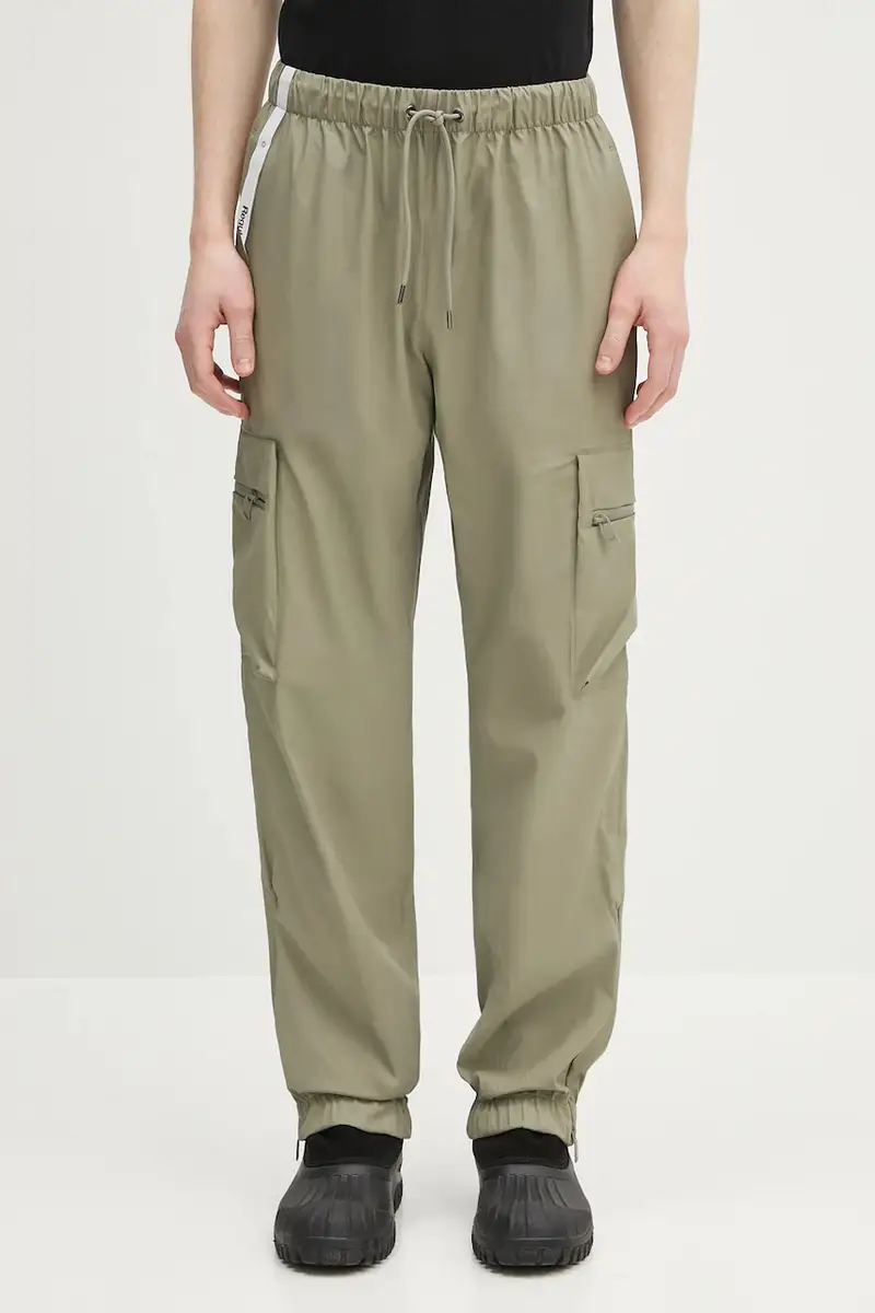 pantaloni Cargo Rain Pants Regular W3 colore verde 18850.108