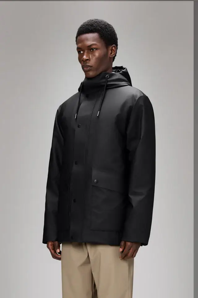 Rains Parka Nero 3921892 miniatura 2