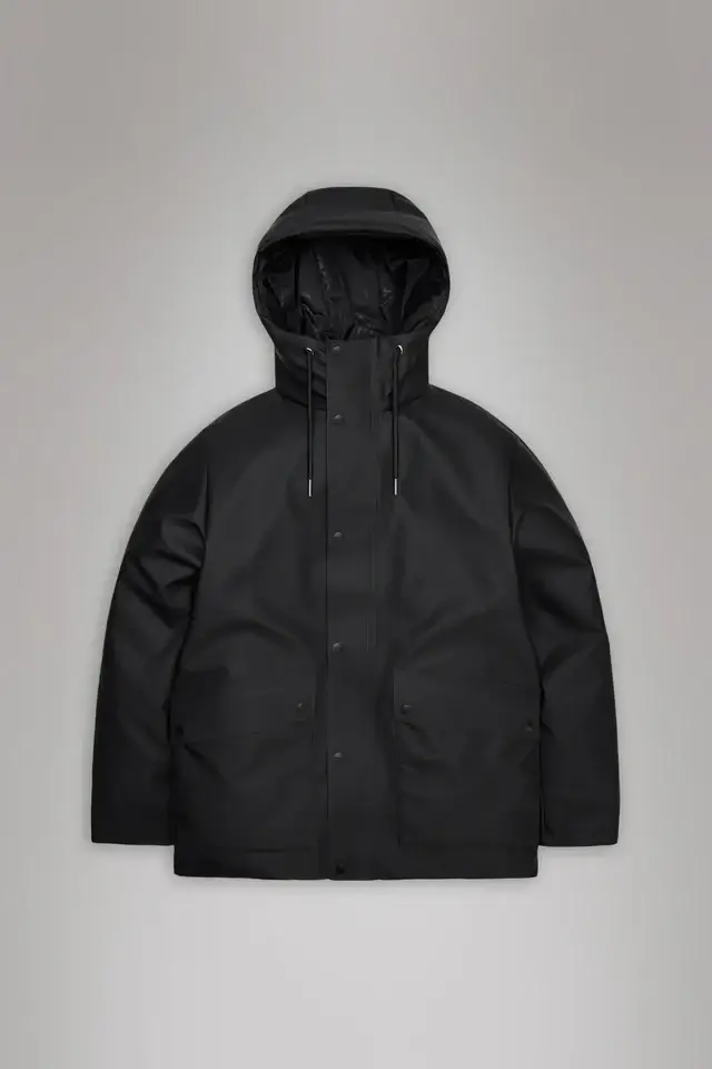 Rains Parka Nero 3921892