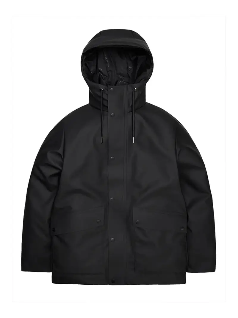 Rains Parka Nero 4186461