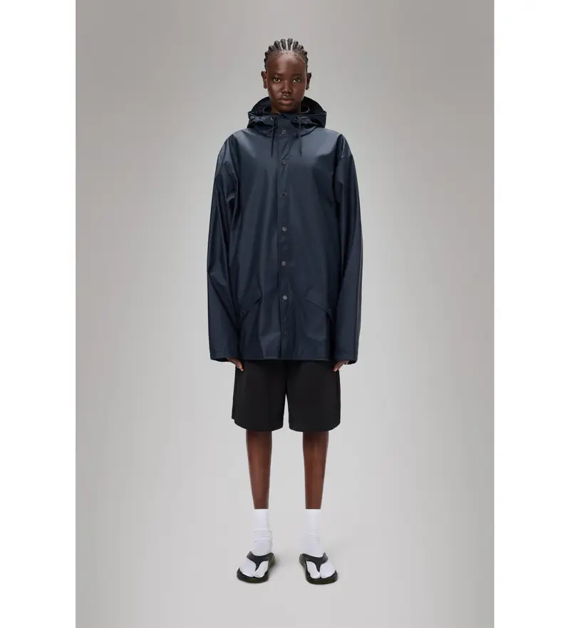 Rains Giacca impermeabile unisex blu navy