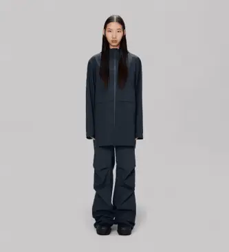 unisex 12430 Giacca lunga rigida Suva Navy (M), Casual, Poliestere