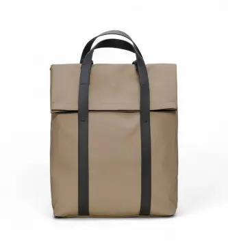unisex 12940 Zaino tote beige a 2 forme (OSFA), Casual, Poliestere