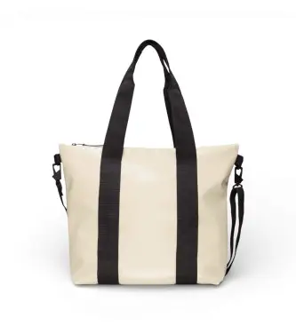 unisex 14160 Mini borsa tote beige crema (OSFA), Casual, Poliestere