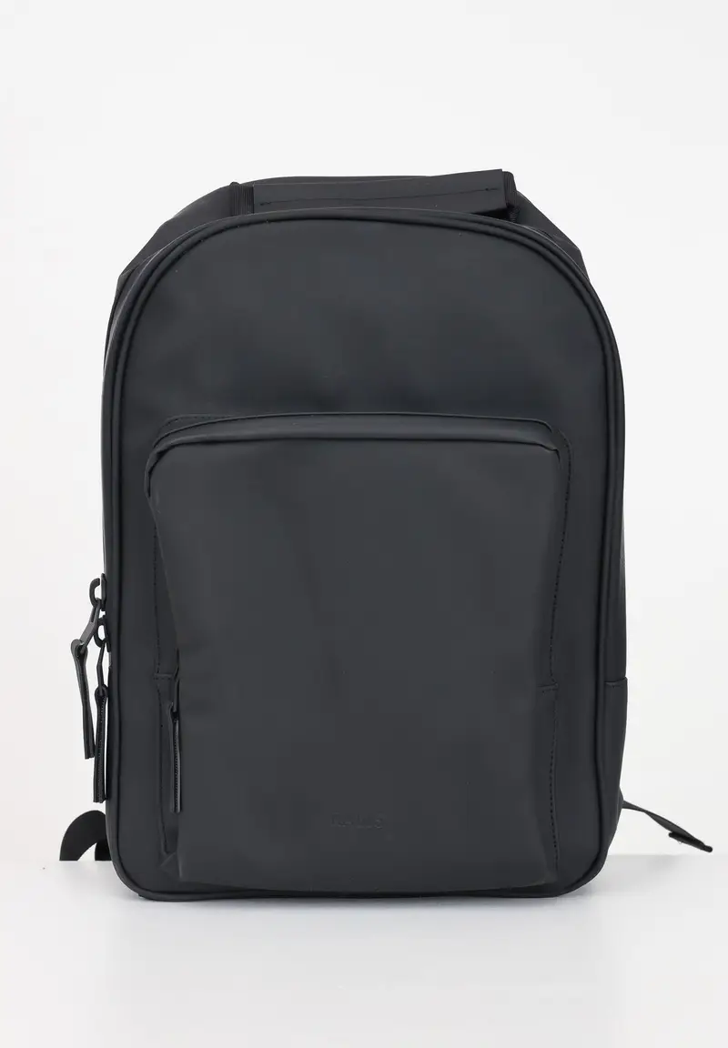 RAINS Zaino Book Daypack nero per uomo e donna