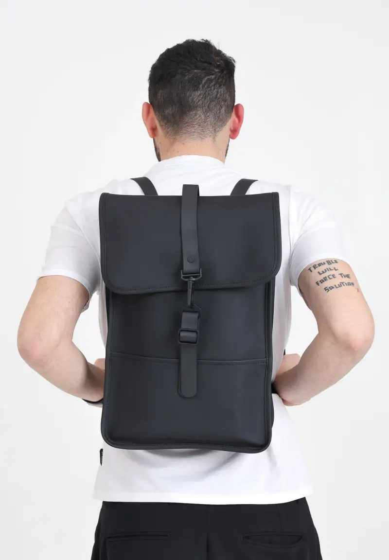 Zaino Puffed Backpack Mini nero per uomo e donna miniatura 2